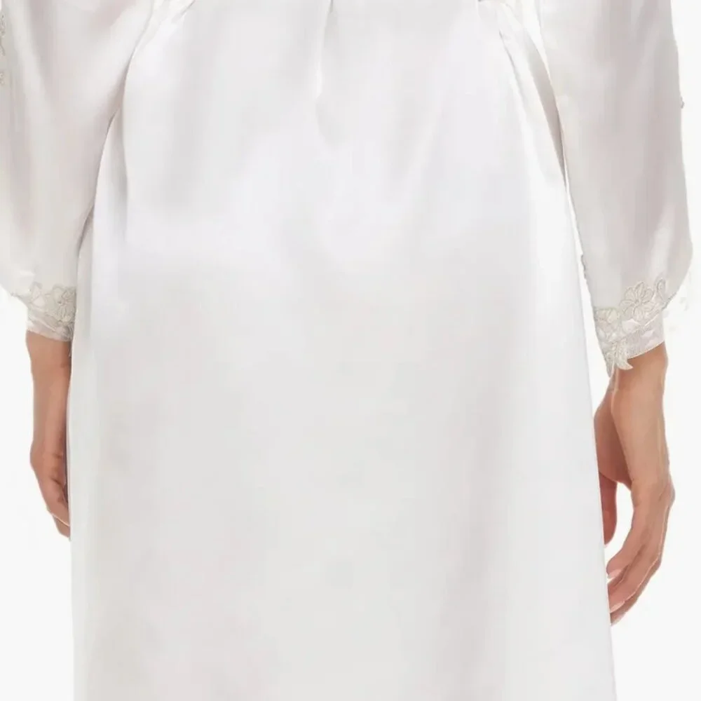 Bridal by Flora Nikrooz Satin Stella Robe 3X NWT - Picture 5 of 11